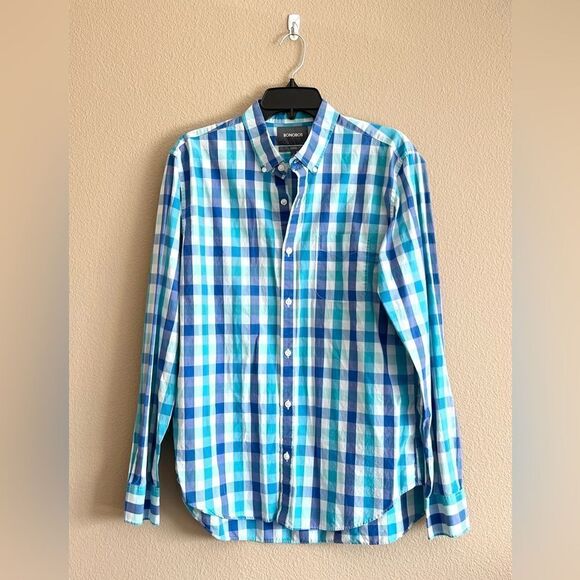 Bonobos Plaid Button Down Shirt - Picture 1 of 7